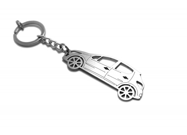 Keychain Peugeot 207 2006-2012 - (type STEEL)